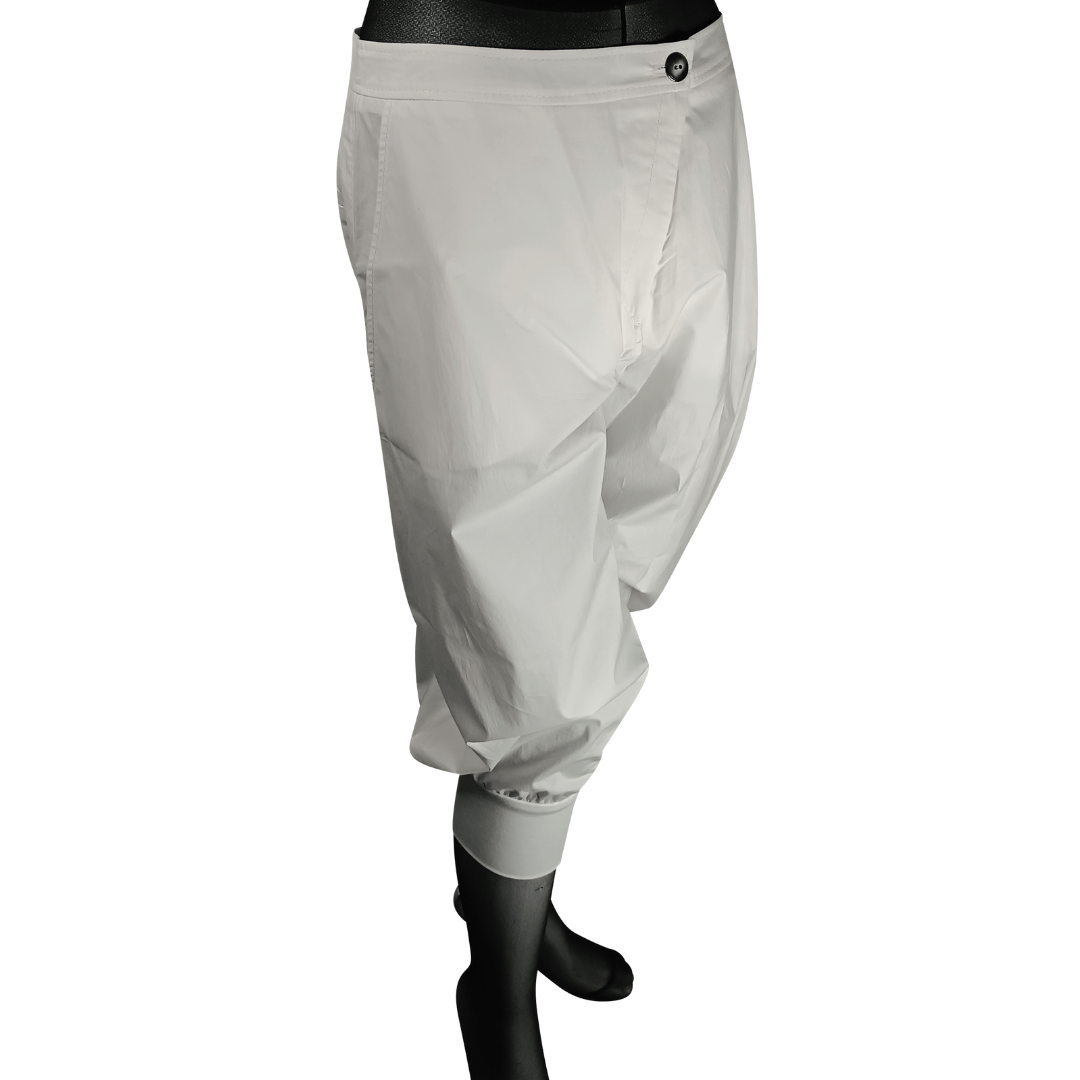 ANETT RÖSTEL Hose, 3/4-Hose "ROSTFREI", weiss