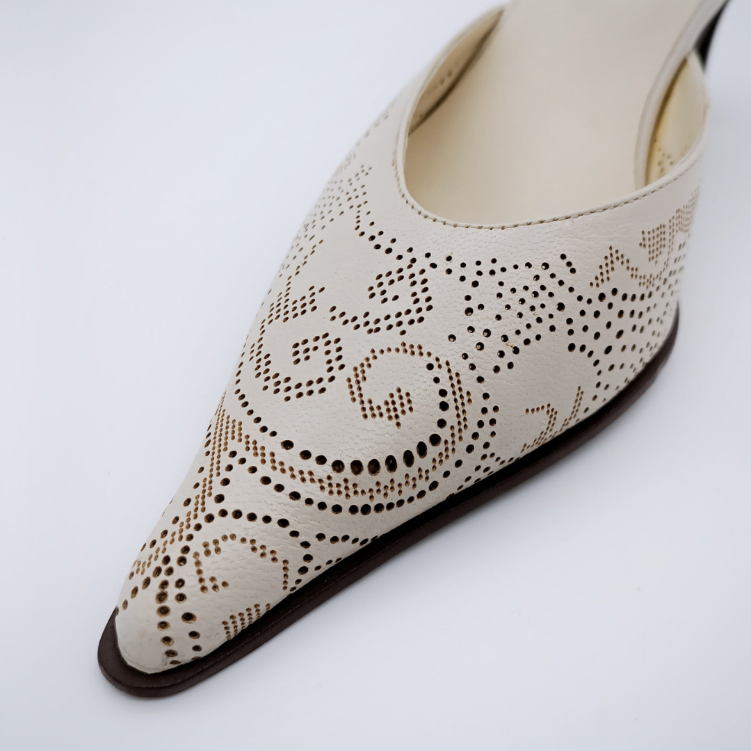 CORSO COMO Pumps aus Leder mit Knöchelmanschette, GR39