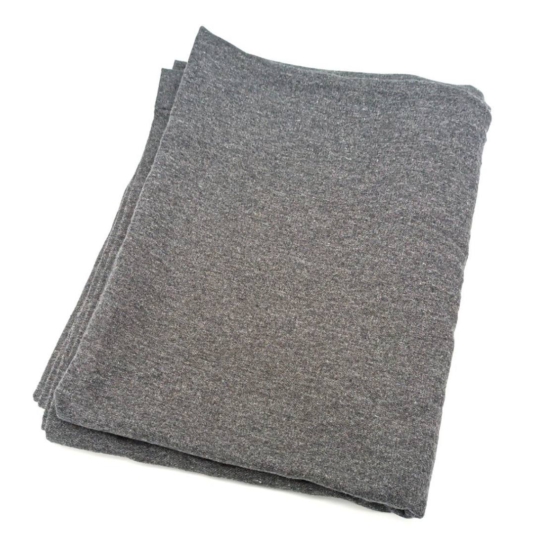 LAMBERT Decke, grau/Anthrazit Baumwolle