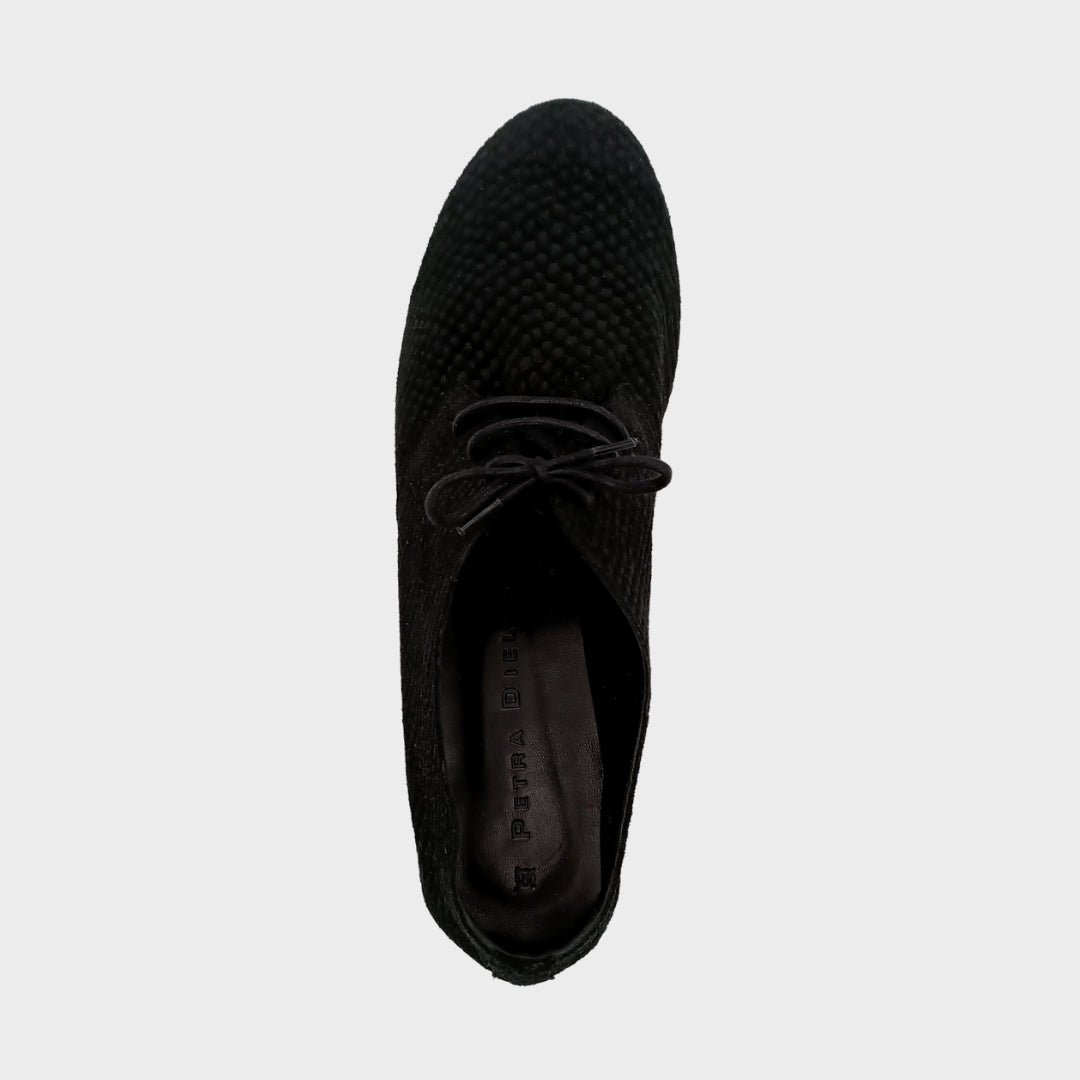 PETRA DIELER Schnürschuhe, Größe 40, schwarz