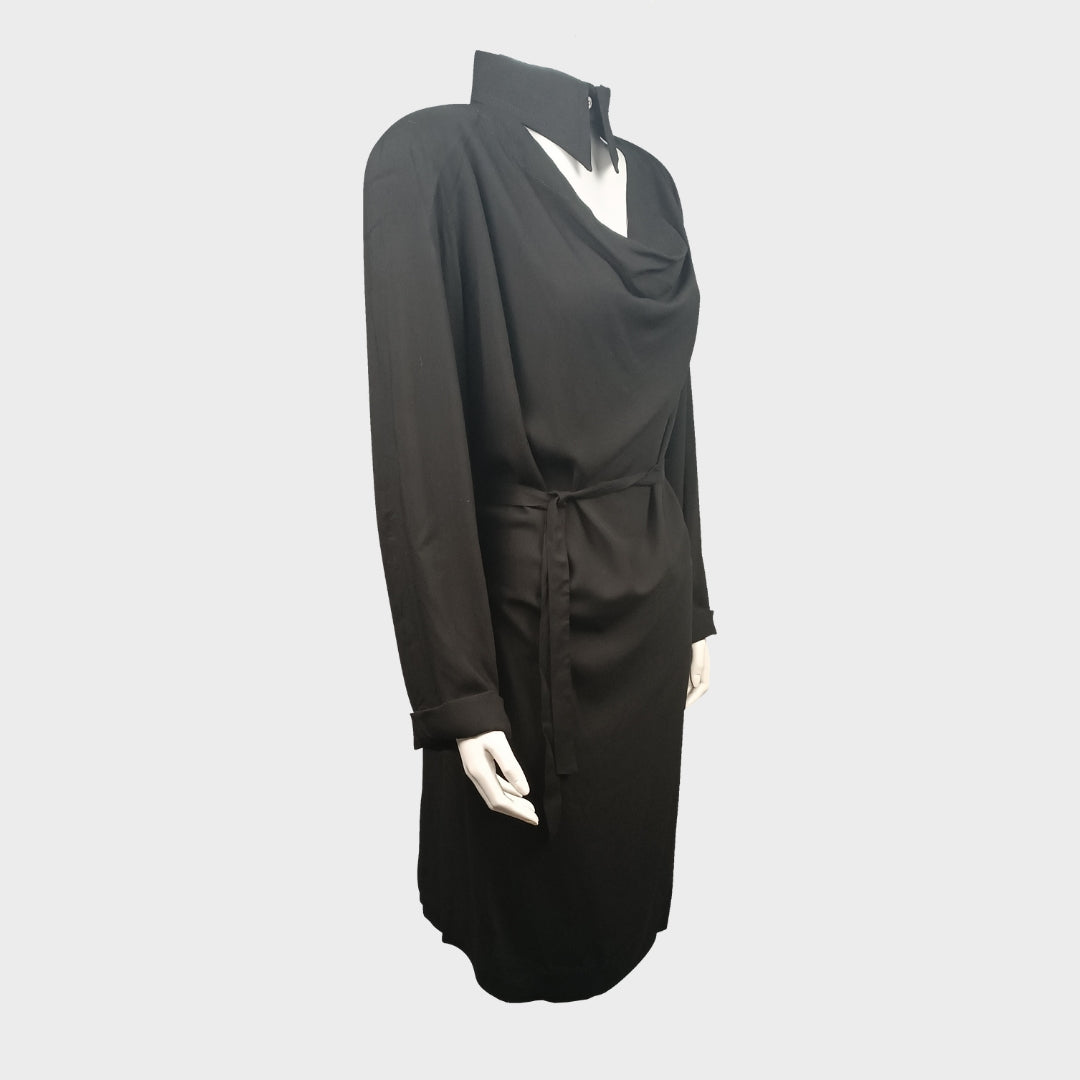 Vivienne Westwood Leinenkleid, schwarz