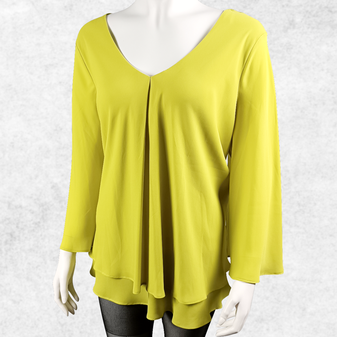 FRANK LYMAN Bluse, Kiwi, Gelb