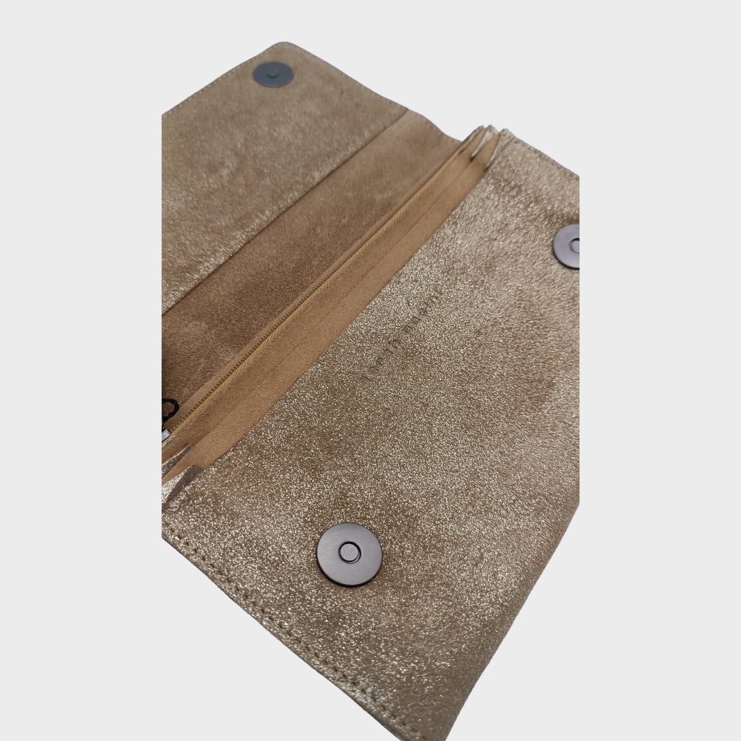 SARAH PACINI Wallet, Geldbörse, Goldleder