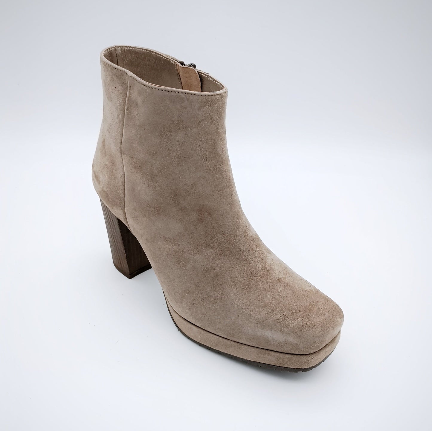 PETRA DIELER Stiefelette, Wildleder, taupe