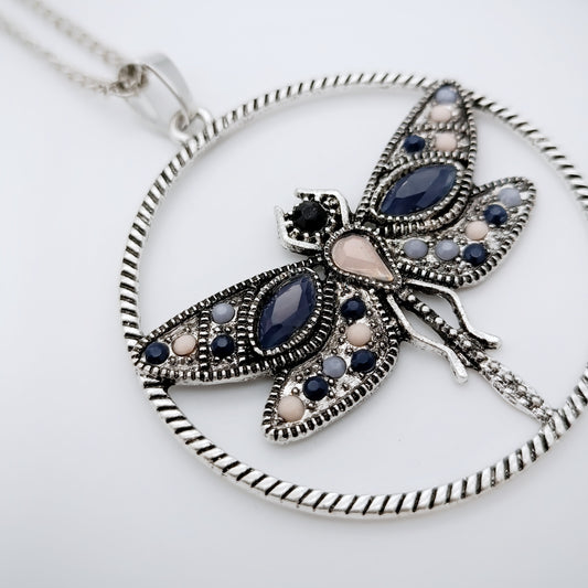 Halskette Schmetterling Silber