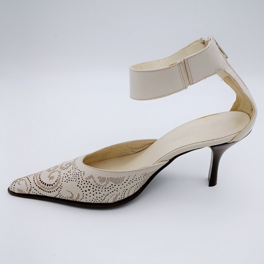 CORSO COMO Pumps aus Leder mit Knöchelmanschette, GR39