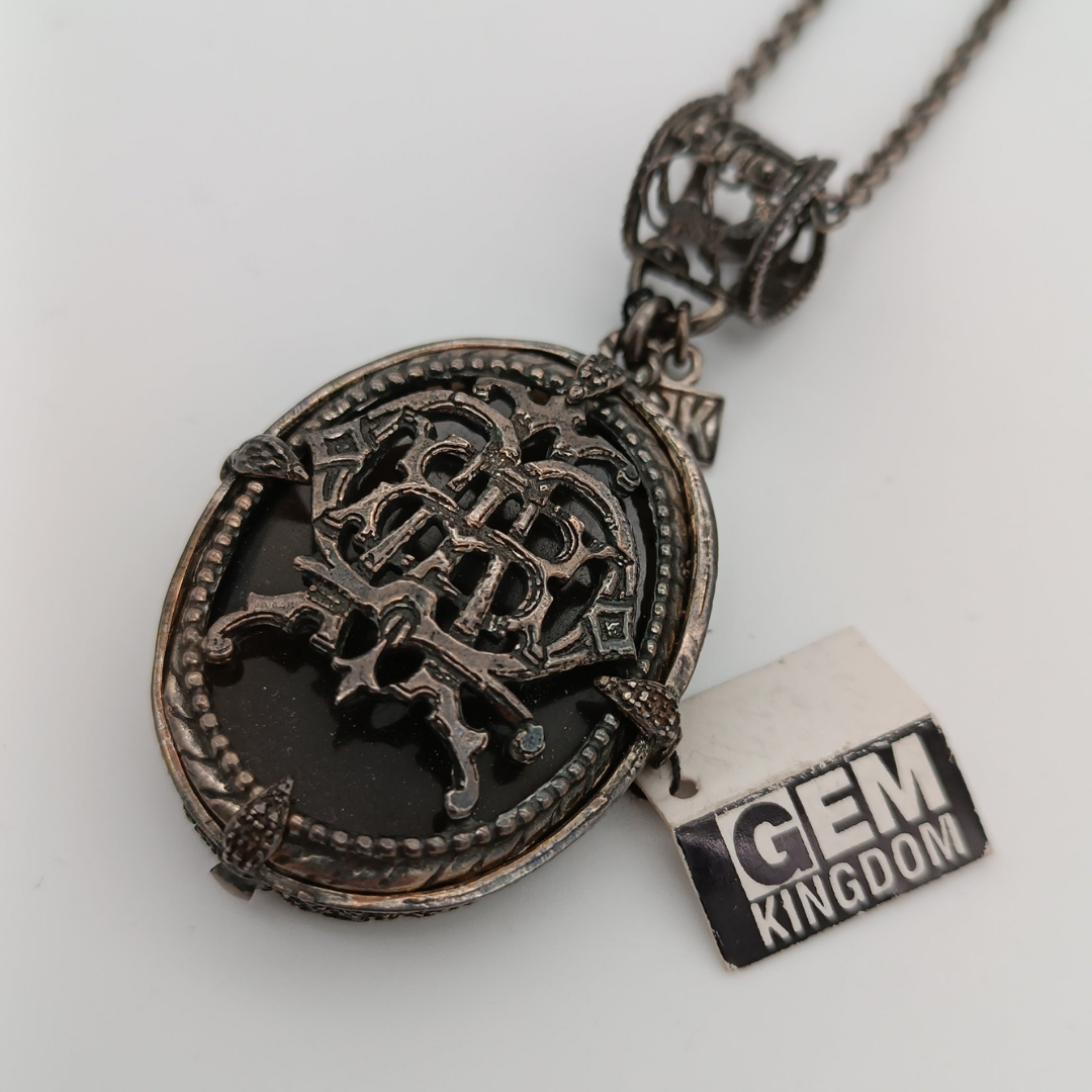 GEM KINGDOM Anhänger, Rauchquarz, silber, massiv