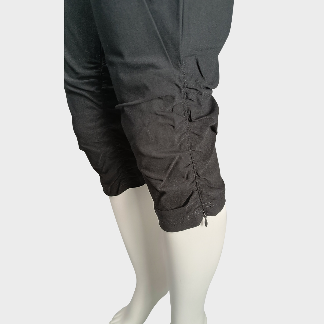MINX 3/4-Hose, schwarz, mit Reissverschluss