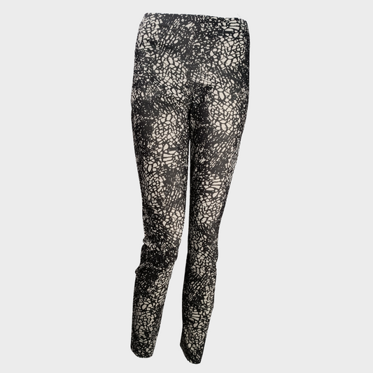 MINX Hose, dunkelgrau-grau, Muster Fragmente