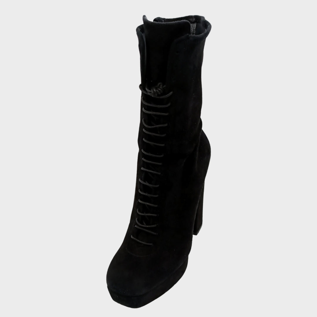 PRADA/MIU MIU Wildleder Highheel Stiefel, Größe 40