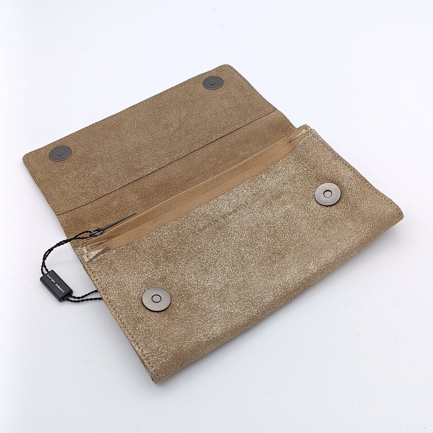 SARAH PACINI Wallet, Geldbörse, Goldleder