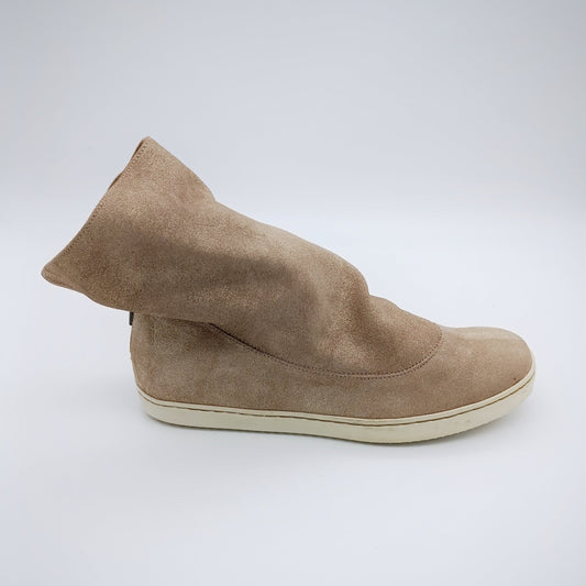 SARAH PACINI Low Boots Leder, Kurkuma/Gold Größe 38/39