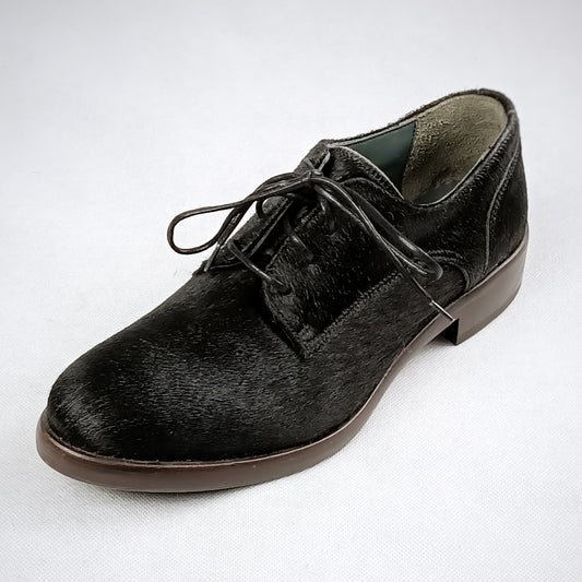 Petra Dieler Budapester Schuh - Fell Schwarz