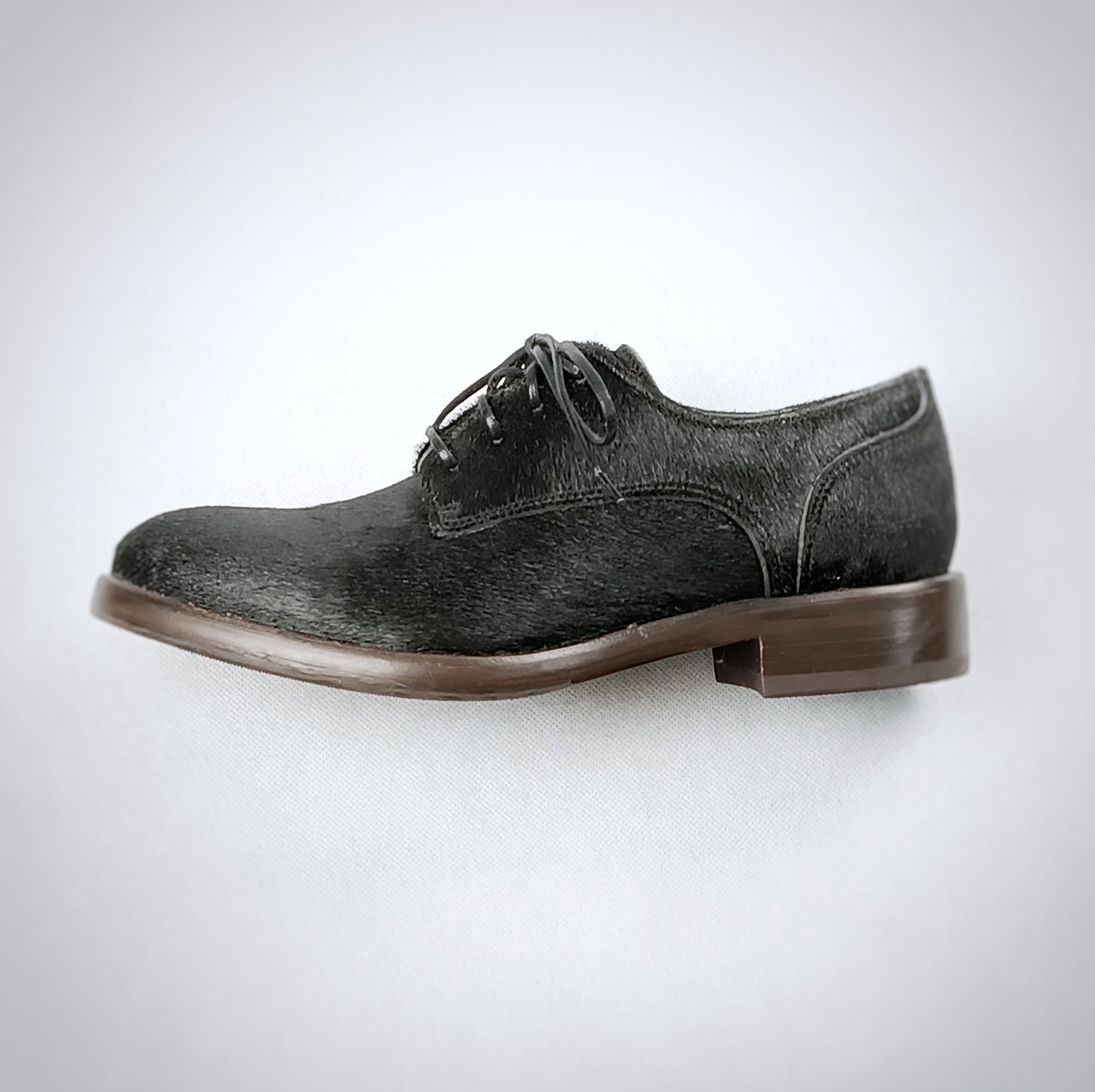 Petra Dieler Budapester Schuh - Fell Schwarz