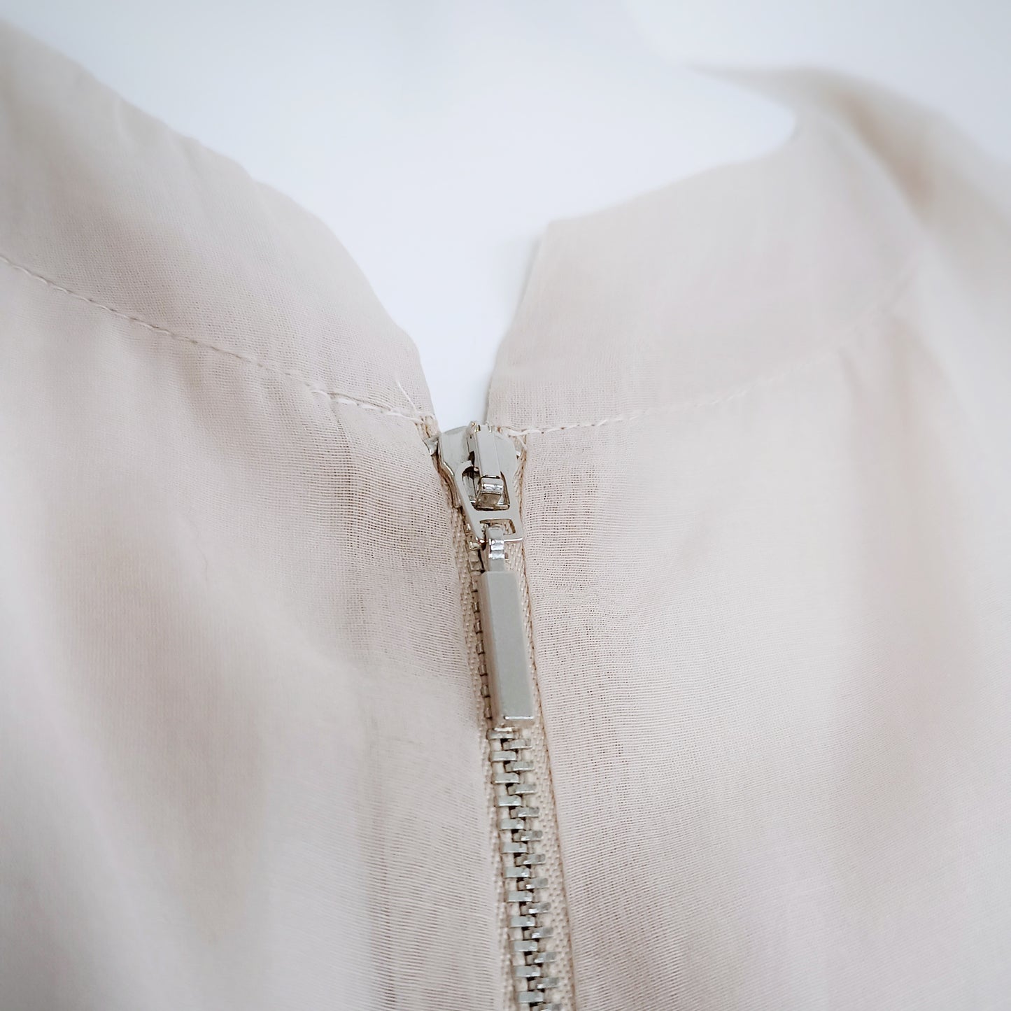 MINX Blouson, Seide, Beige, luftig, transparent