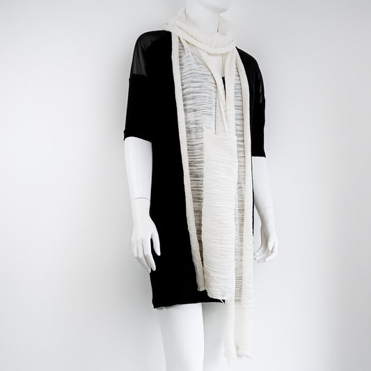 SARAH PACINI Schal - Halstuch Beige, XXL-Länge